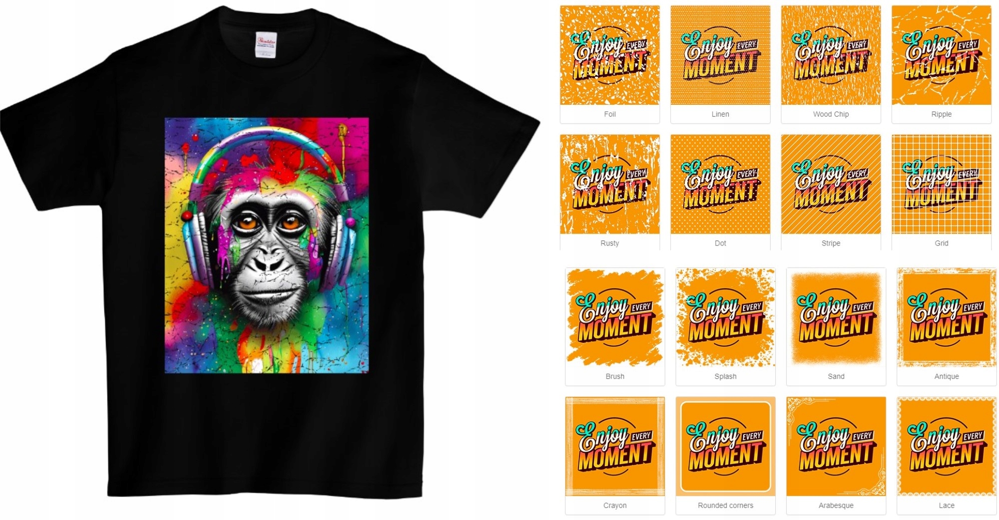 KOSZULKA Z WŁASNYM NADRUKIEM FULLCOLOR GRAFIKA Rozmiar S