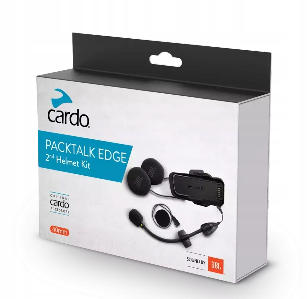 Cardo Packtalk Edge 2nd Helmet Kit Jbl základňa, montážna sada pre prilbu