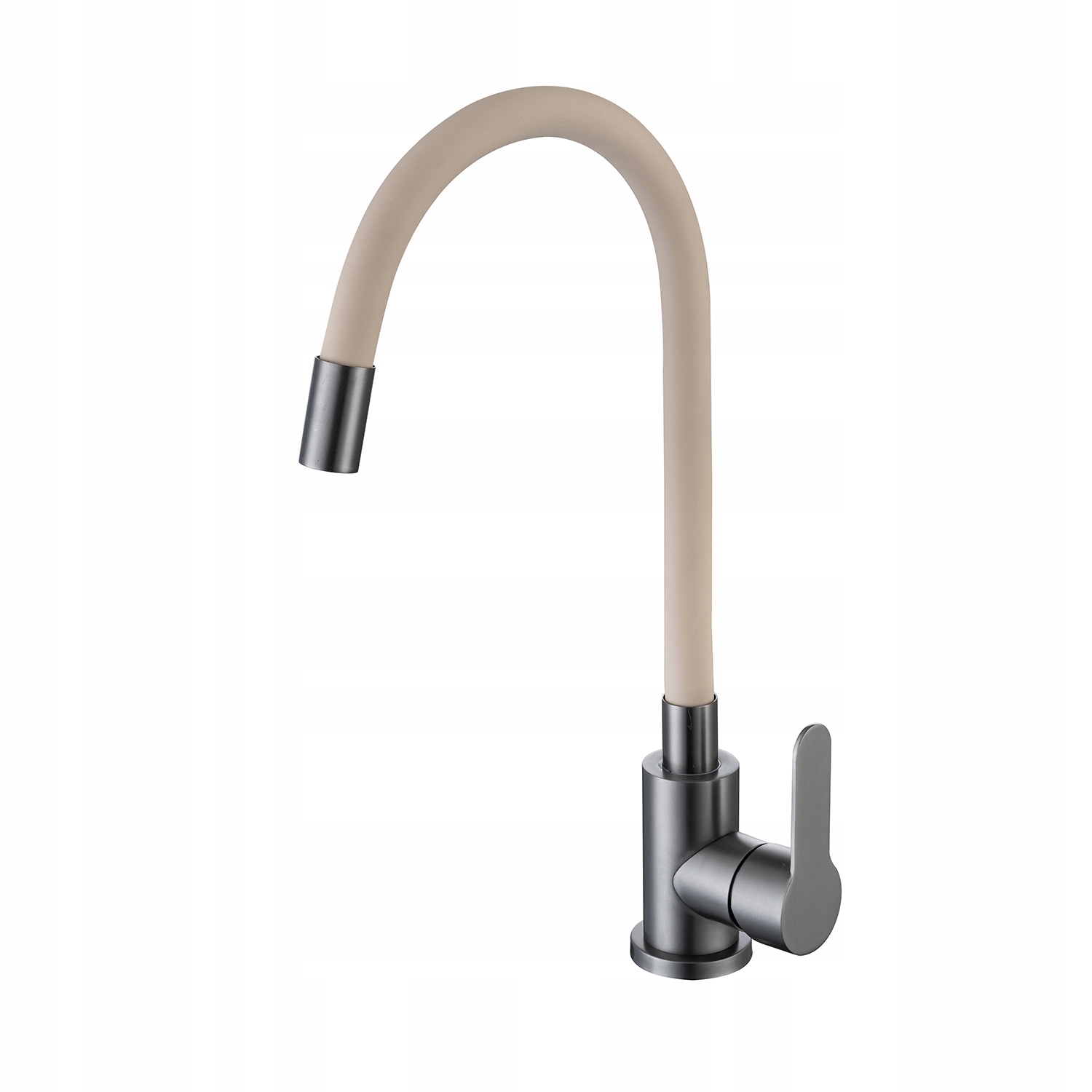 Grafitově béžová Kuchyňská Baterie Melanstar Stojící S Flexibilním Výtokem