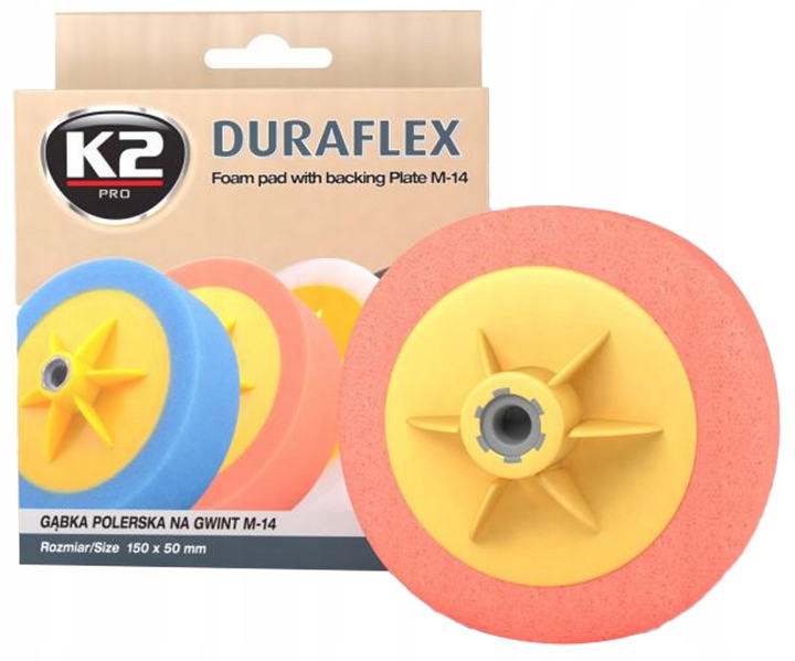 

K2 Duraflex Gąbka Polerska Średniościerna M14