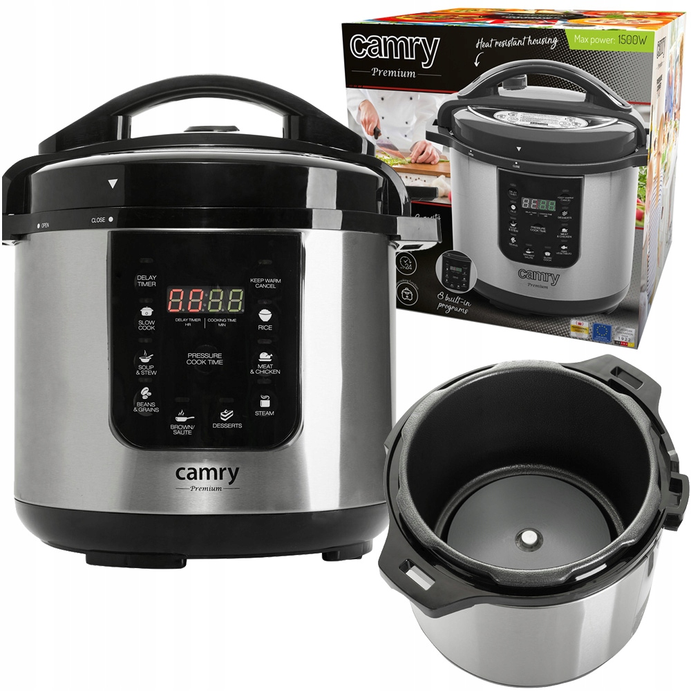 SZYBKOWAR ELEKTRYCZNY MULTIWAR GARNEK 6L REGULACJA TEMP 8xPROGRAM TIMER