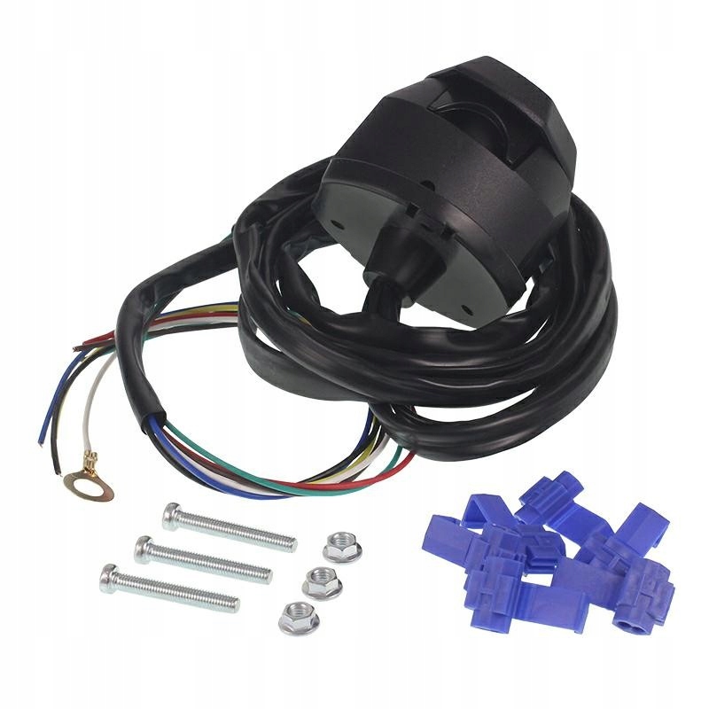 WIĄZKA ELEKTRYCZNA HAKA 7 PIN UNIWERSALNA, GNIAZDO 7 PIN + PRZEWÓD 2M Stan opakowania oryginalne