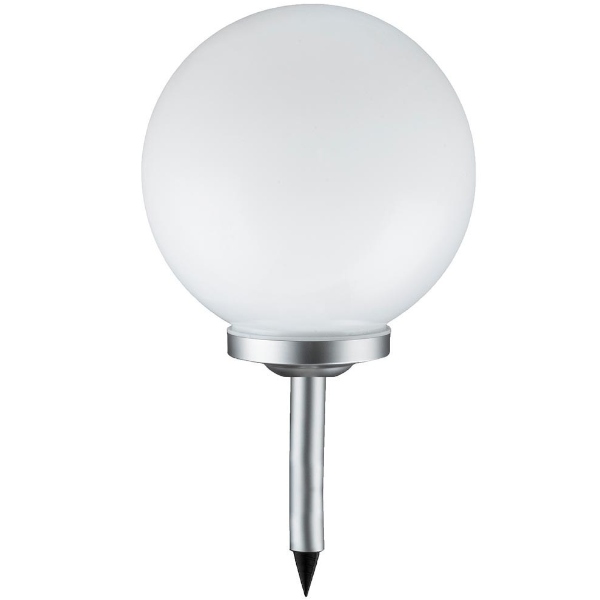 

Lampa ogrodowa Led solarna kula biała 20 cm