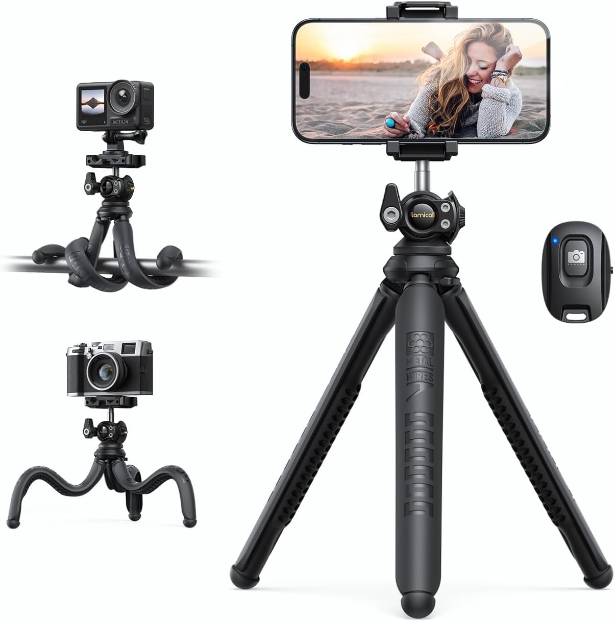 Stativ Pro Telefon Stolní Tripod Lamicall, Flexibilní Stojan Dálkové Ovládání
