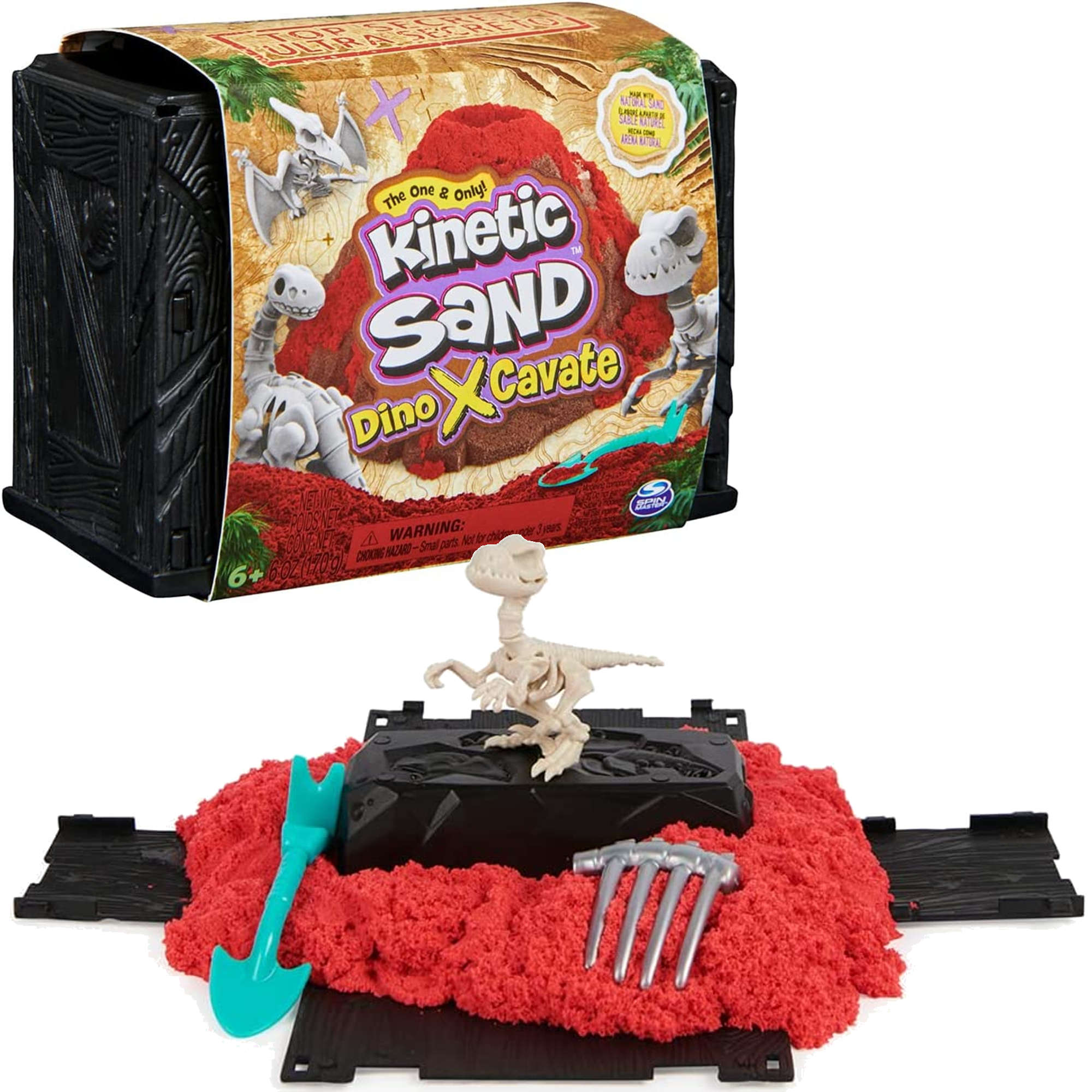 

Kinetic Sand Zestaw Wykopaliska Dinozaury Szkielet