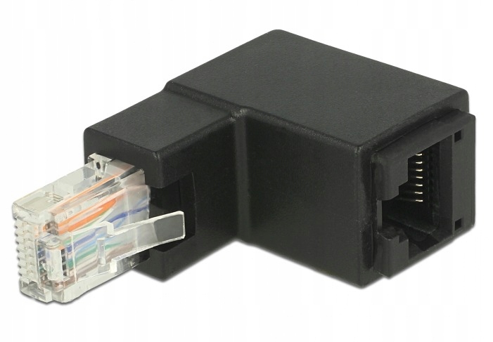 ADAPTER RJ45 KĄTOWY 90