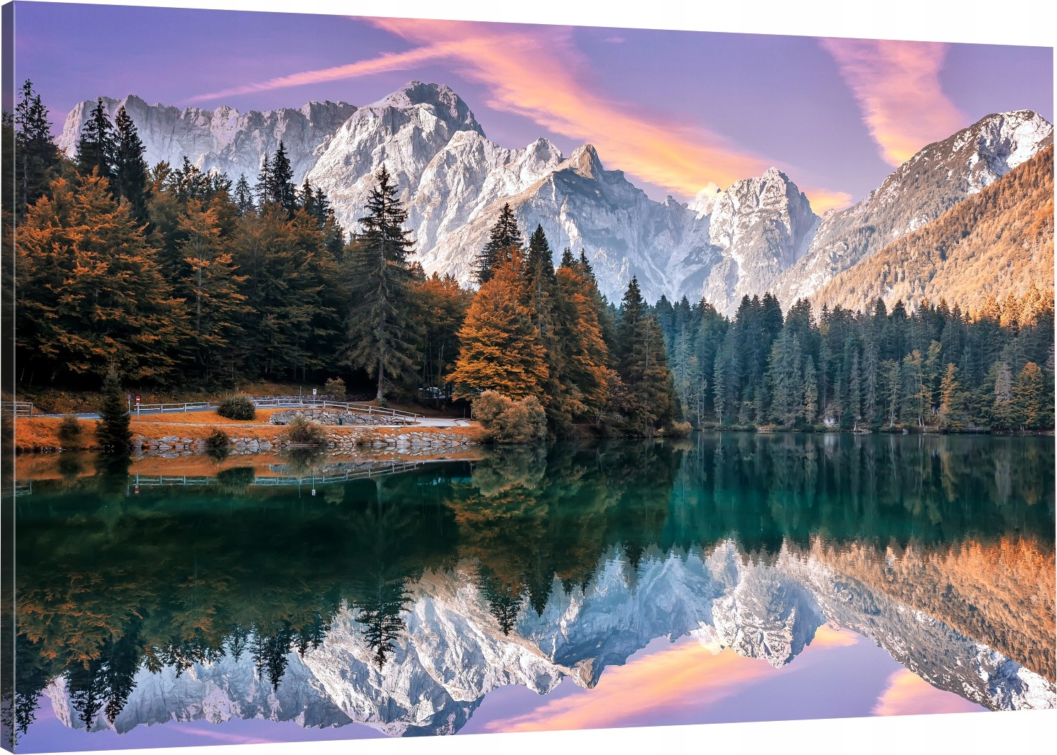 

Obraz Na Płótnie piękne jezioro w górach 90x60