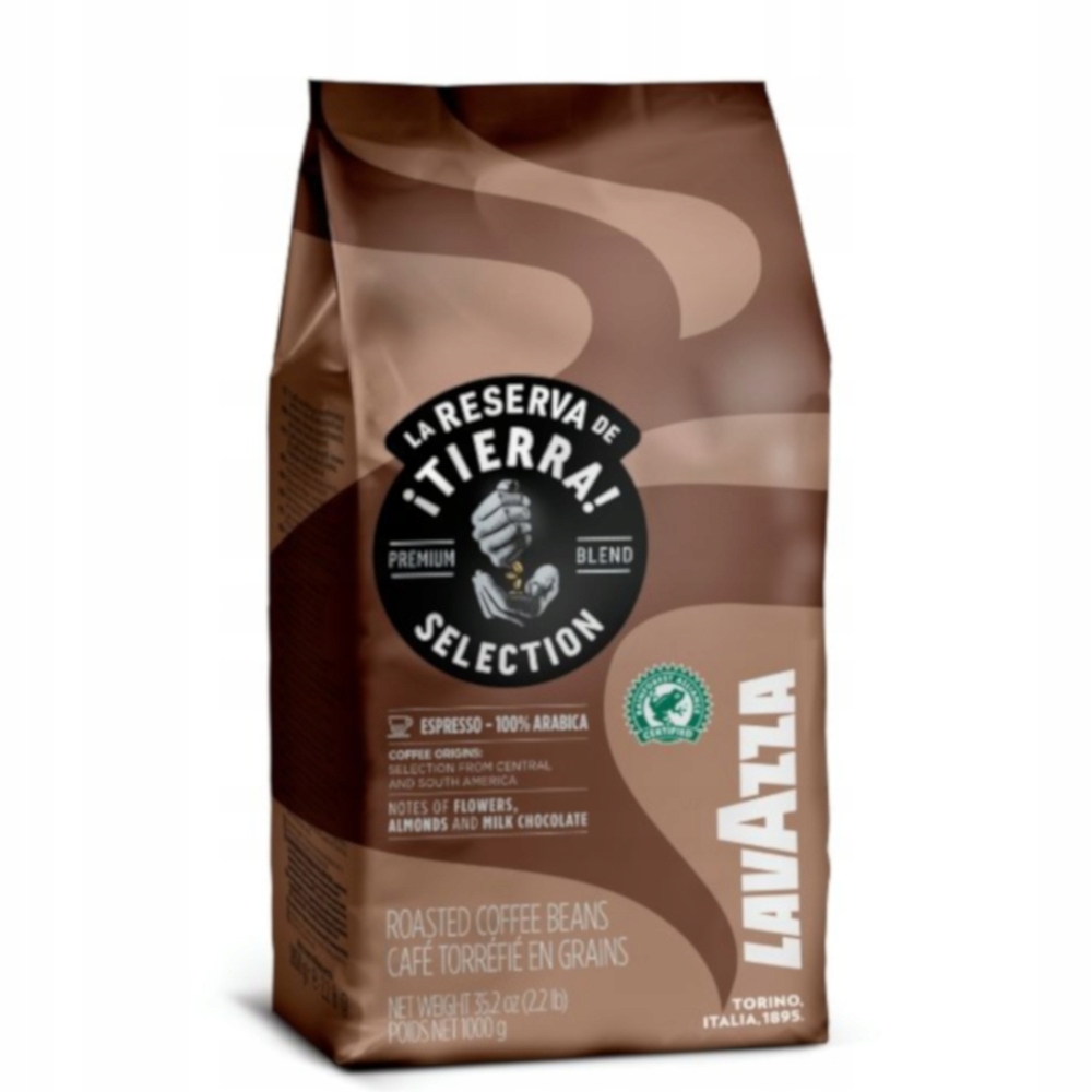 Levně Káva zrnková Lavazza Tierra čerstvě pražená 1 kg