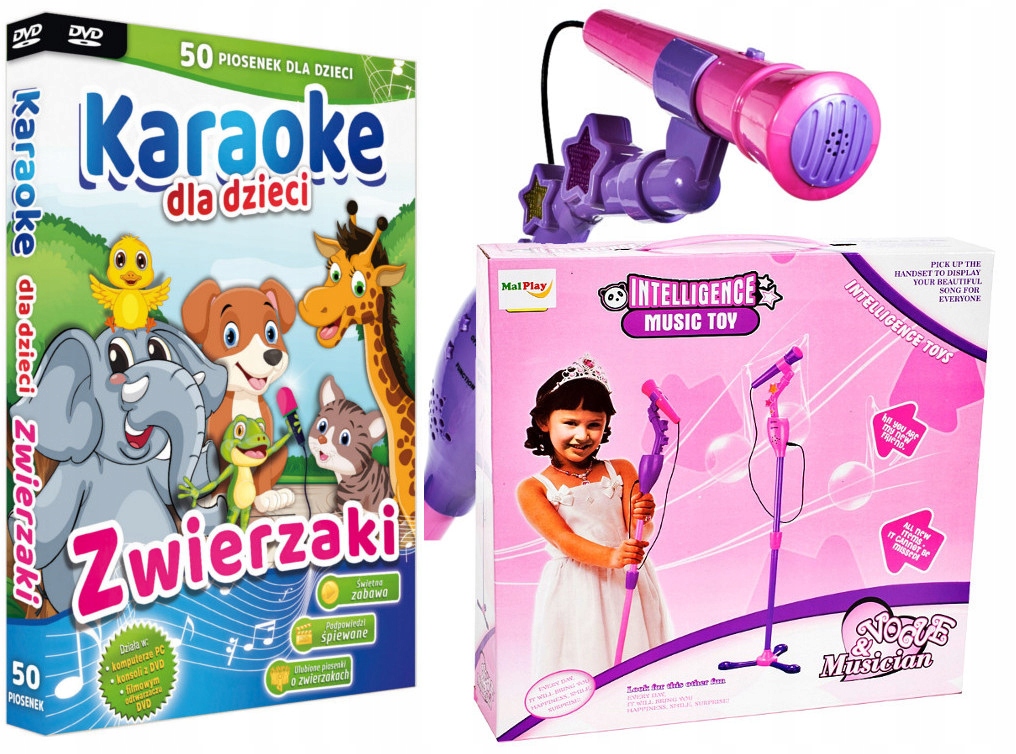 

Najpiękniejsze Karaoke dla Dzieci DVD Mikrofon