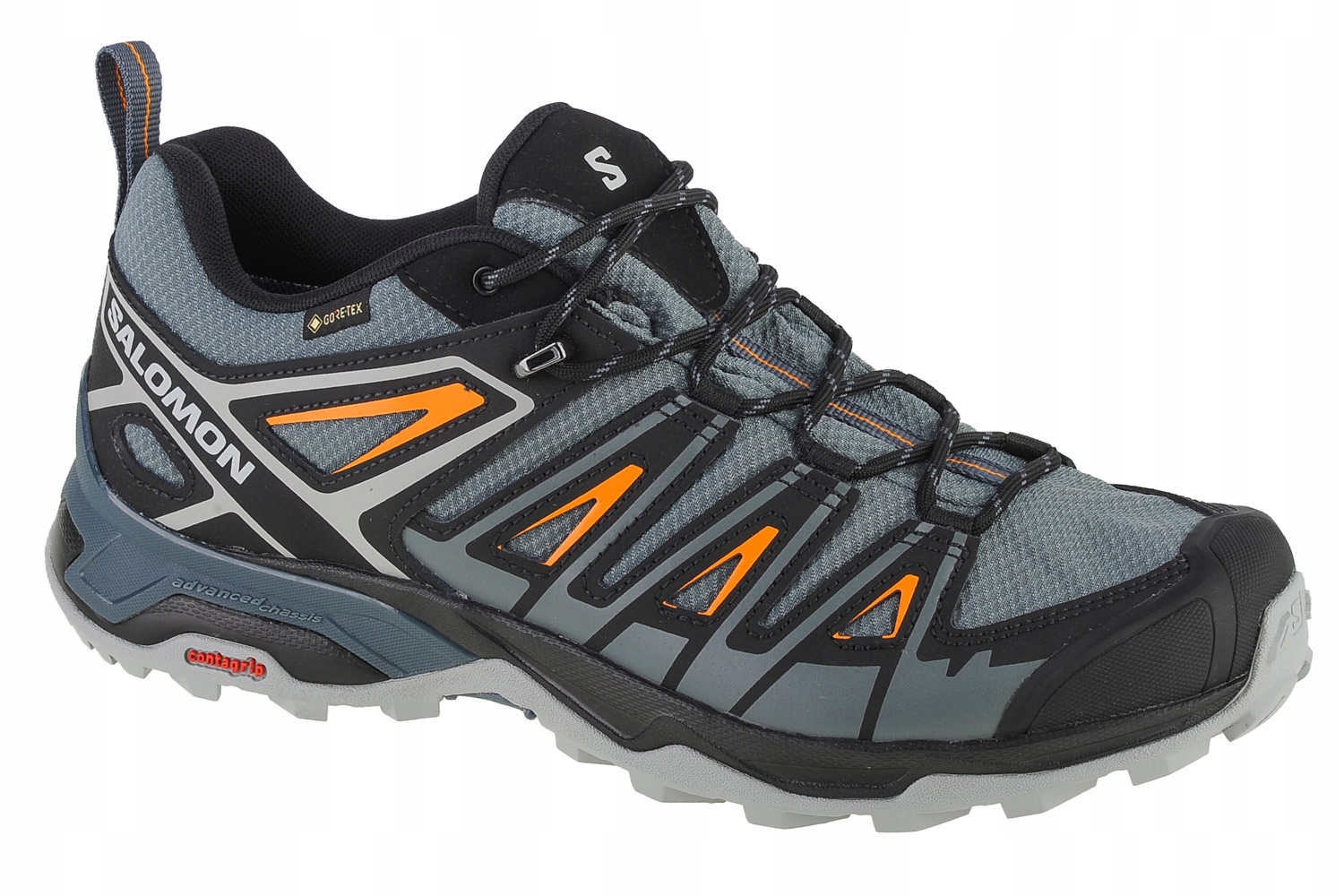 Salomon X Ultra Pioneer Gtx (45 1/3) Trekkingové boty pro muže, šedá tkanina