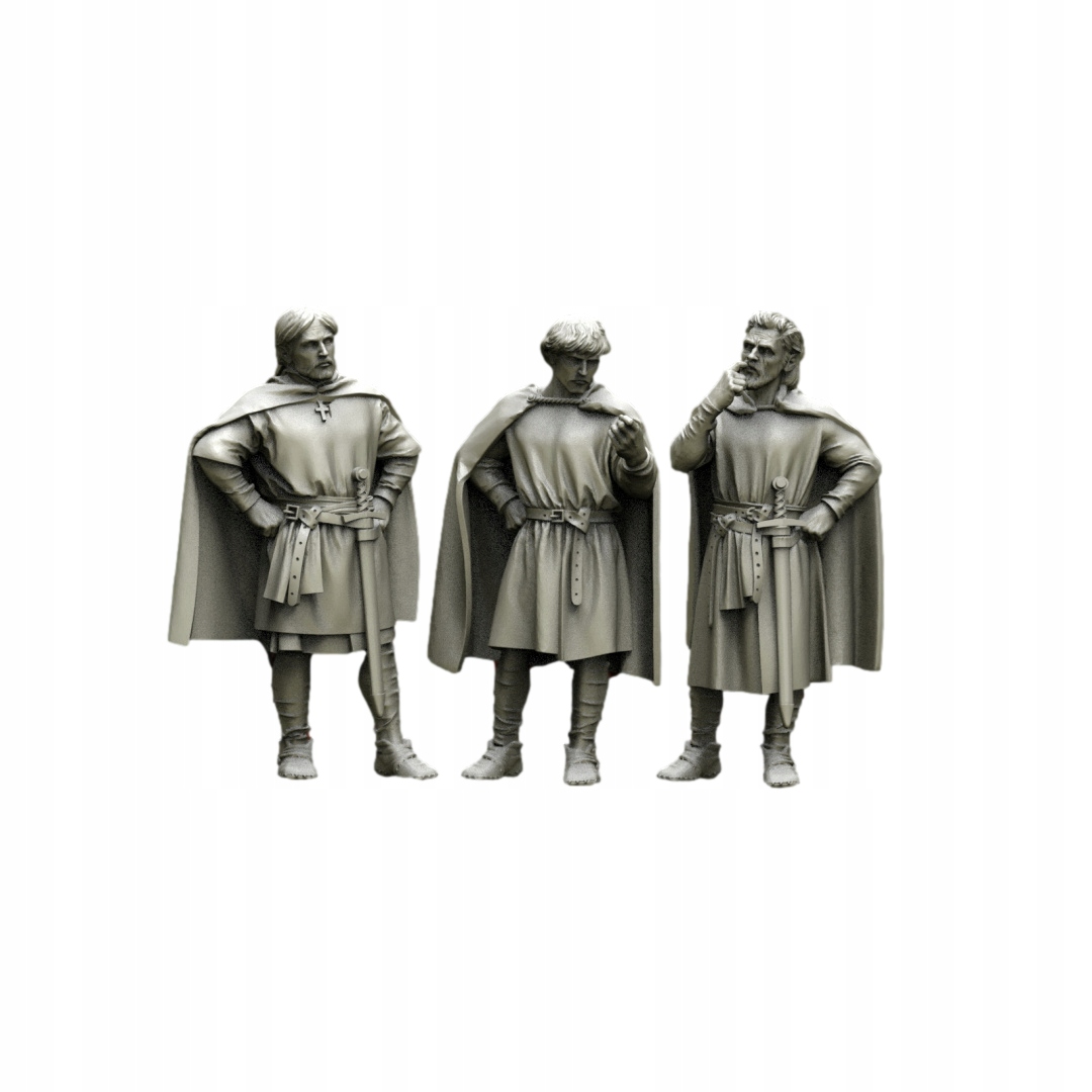 10th-13th Century Christian Nobles - x3