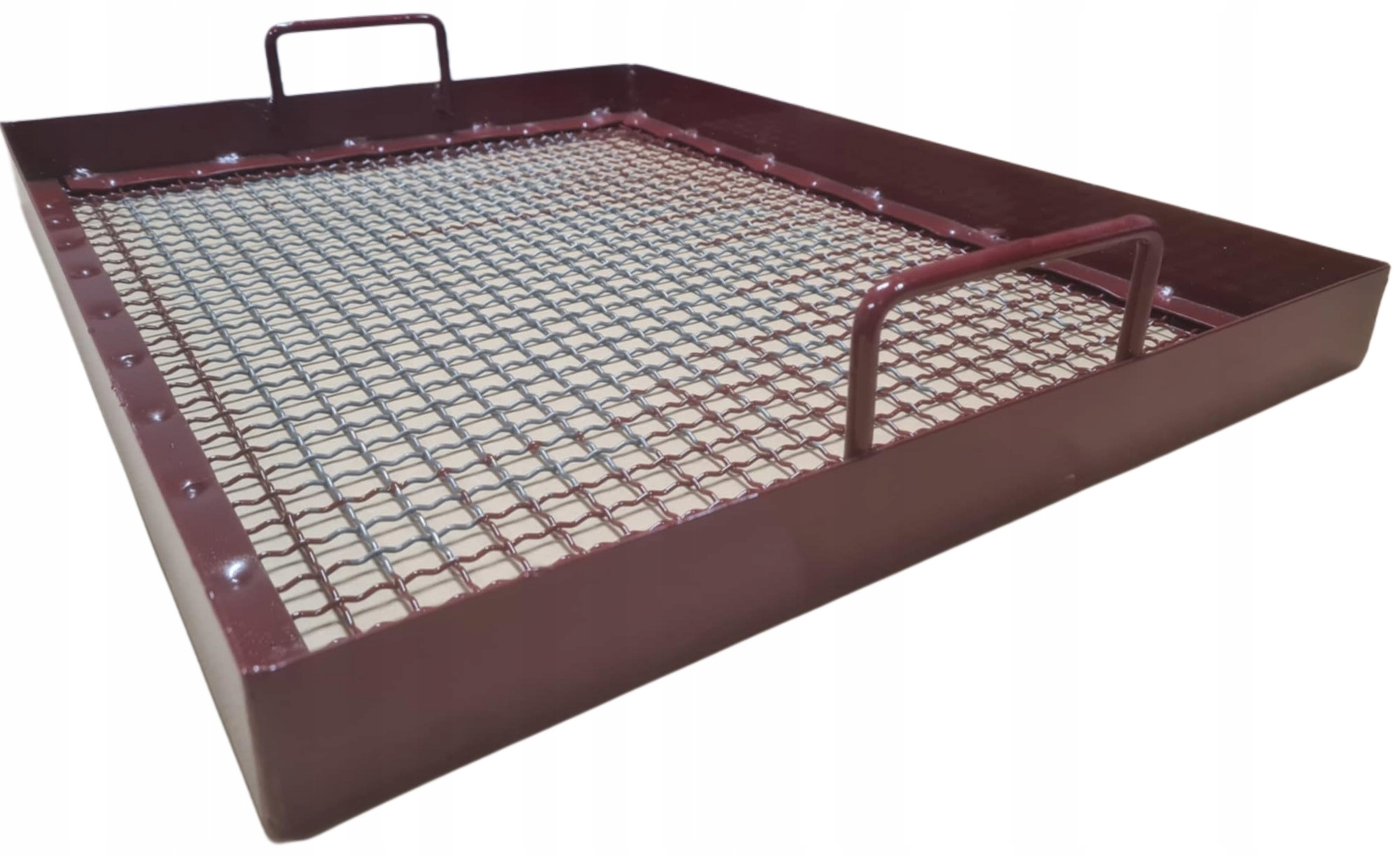 Sito ogrodnicze ogrodowe budowlane do przesiewania ziemi 4x4 mm przesiewak