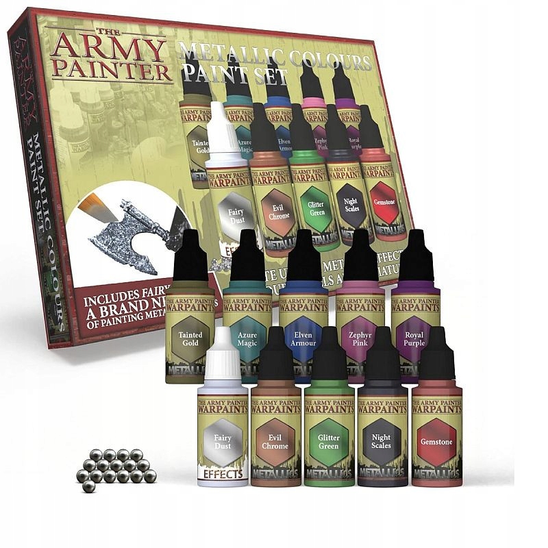 Army Painter Sada barev Warpaints Metallics
