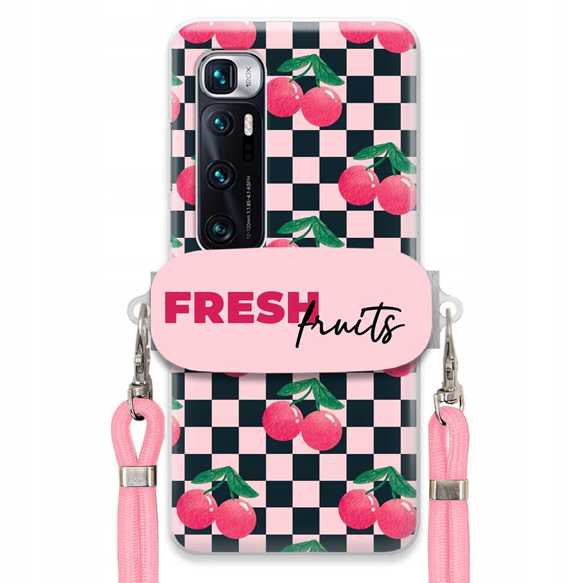 Pouzdro pro Xiaomi Mi 10 Ultra Vodítko Crossbody+ Držák Šachovnice Fresh Fruits