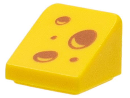

Lego 54200pb103 jedzenie ser serek żółty 1 szt N