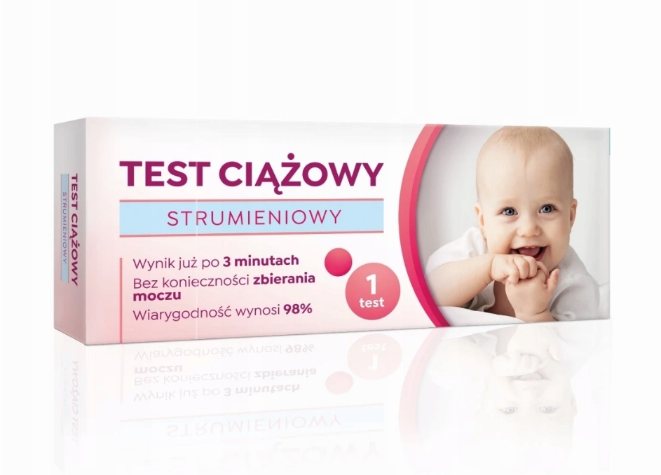 

Test ciążowy strumieniowy 1 sztuka Mbm
