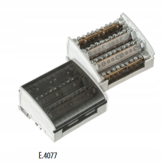 Rozdělovací blok 4X11 160A 500V E.4077
