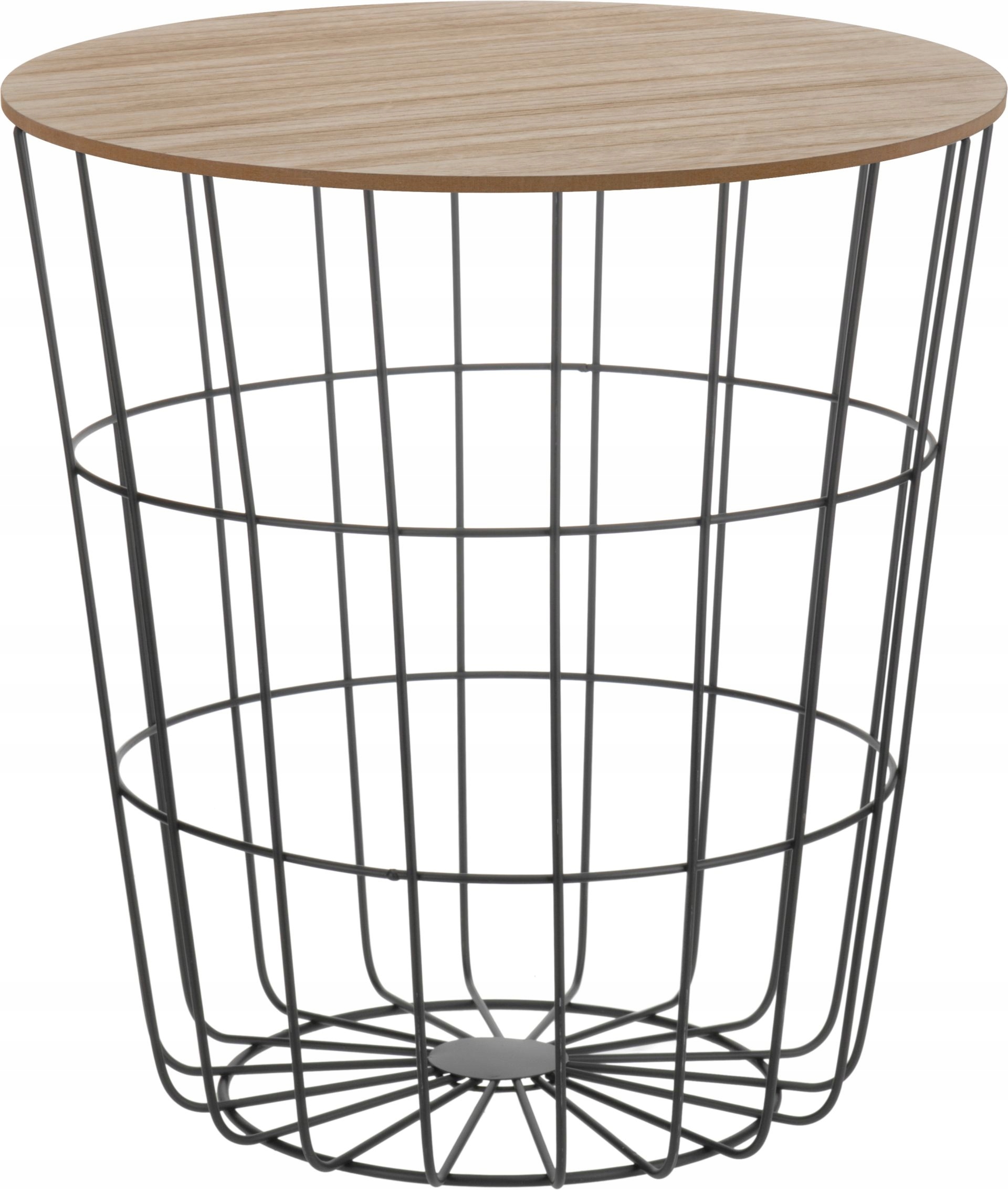 

Druciany Stolik Kawowy Kosz Druciany loft czarny