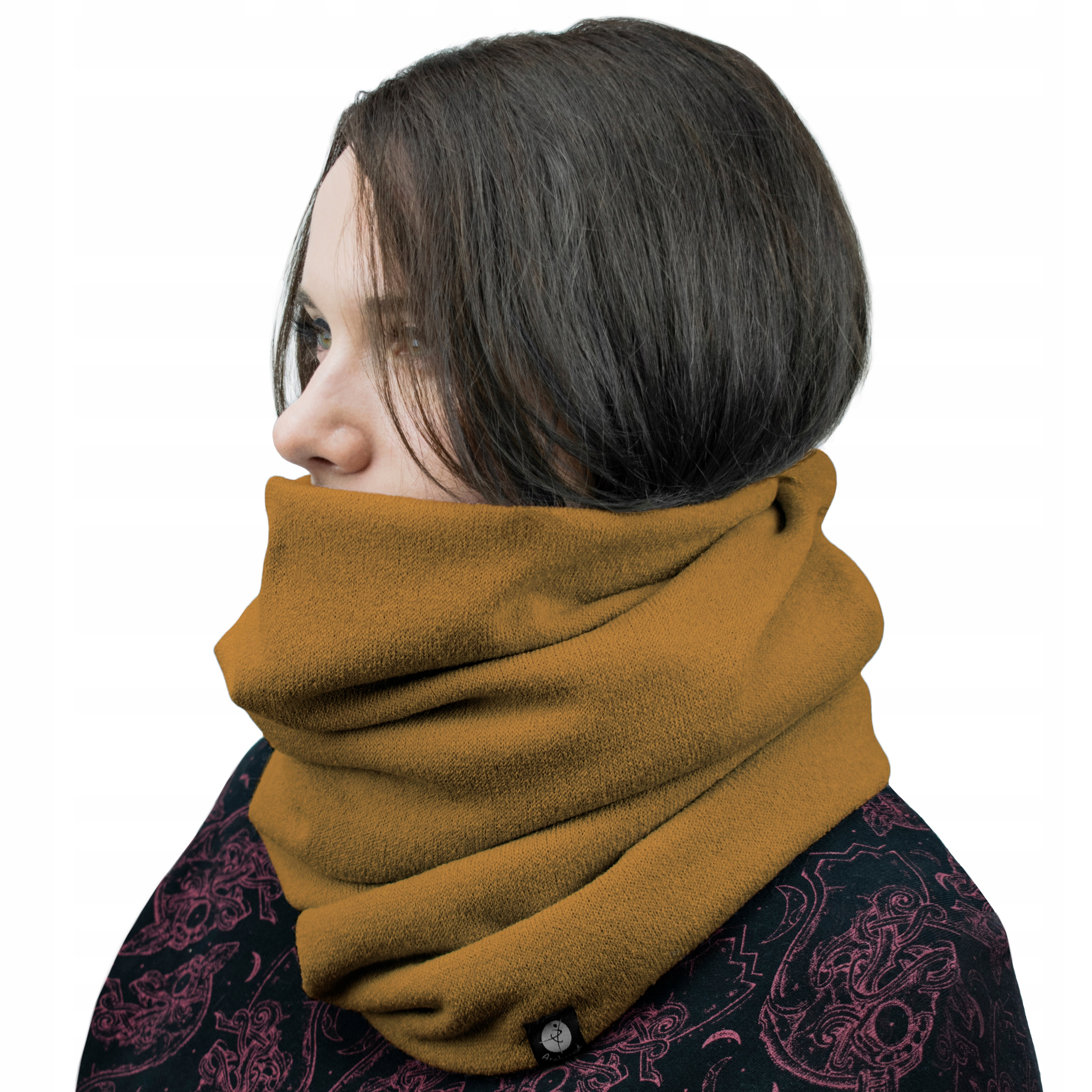 

Damski Komin Golf Na Zimę Ciepły Kolory Rozm. S