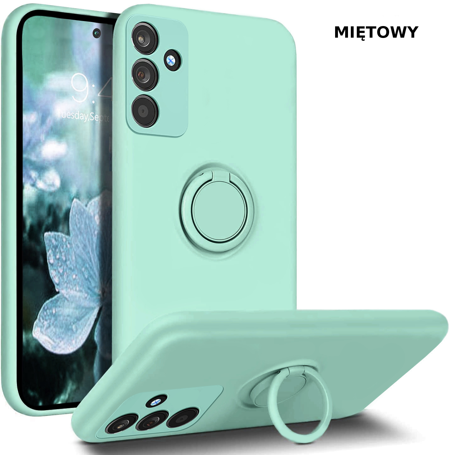 ETUI SOFT INSIDE RING SAMSUNG A13 5G / A04s +SZKŁO Marka Nela-Styl