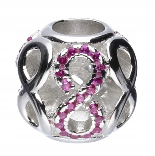 

Koralik Charms beads nieskończoność infinity 925