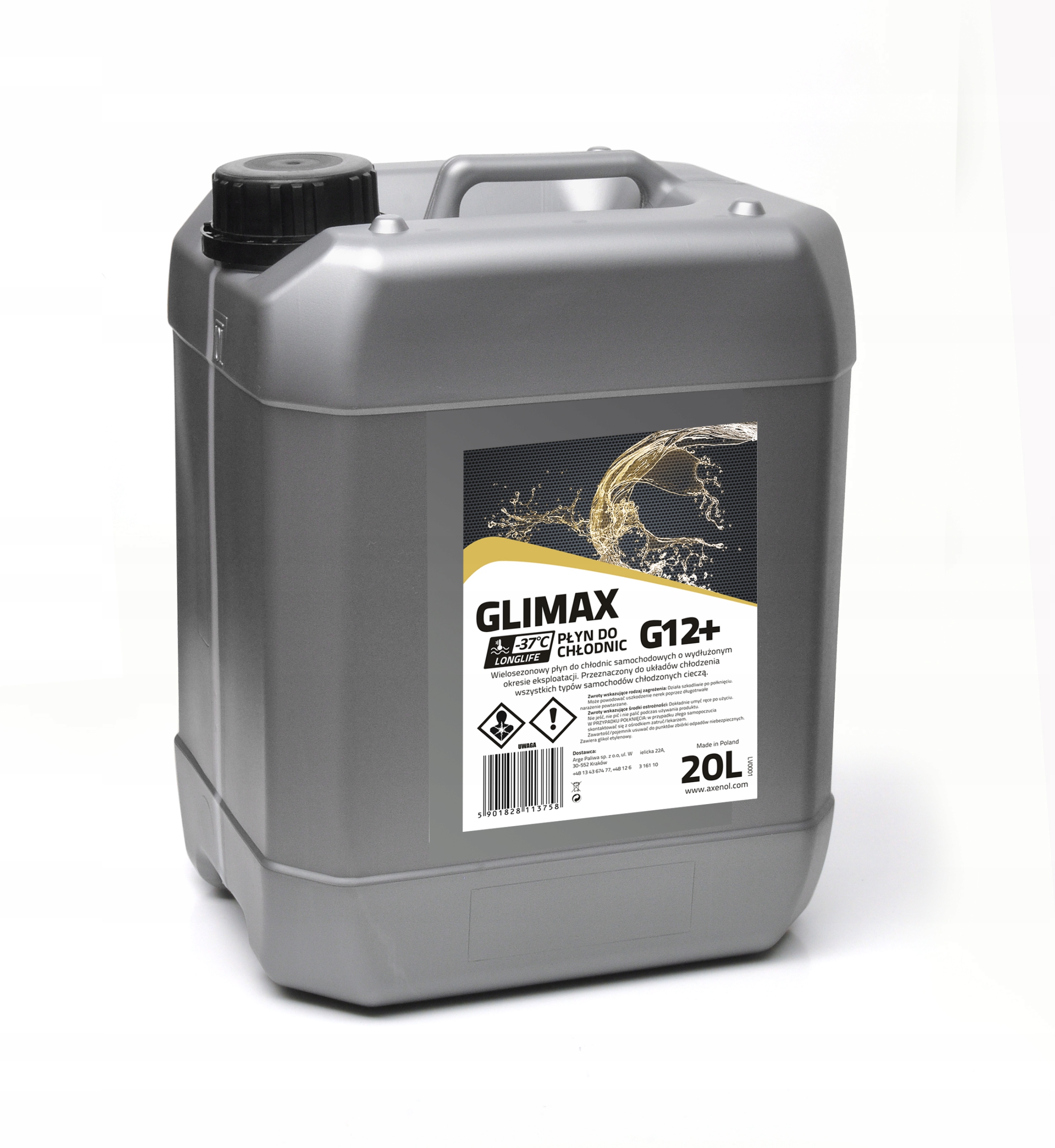 

Płyn do chłodnic Axenol Glimax G-12+ -37* 20L