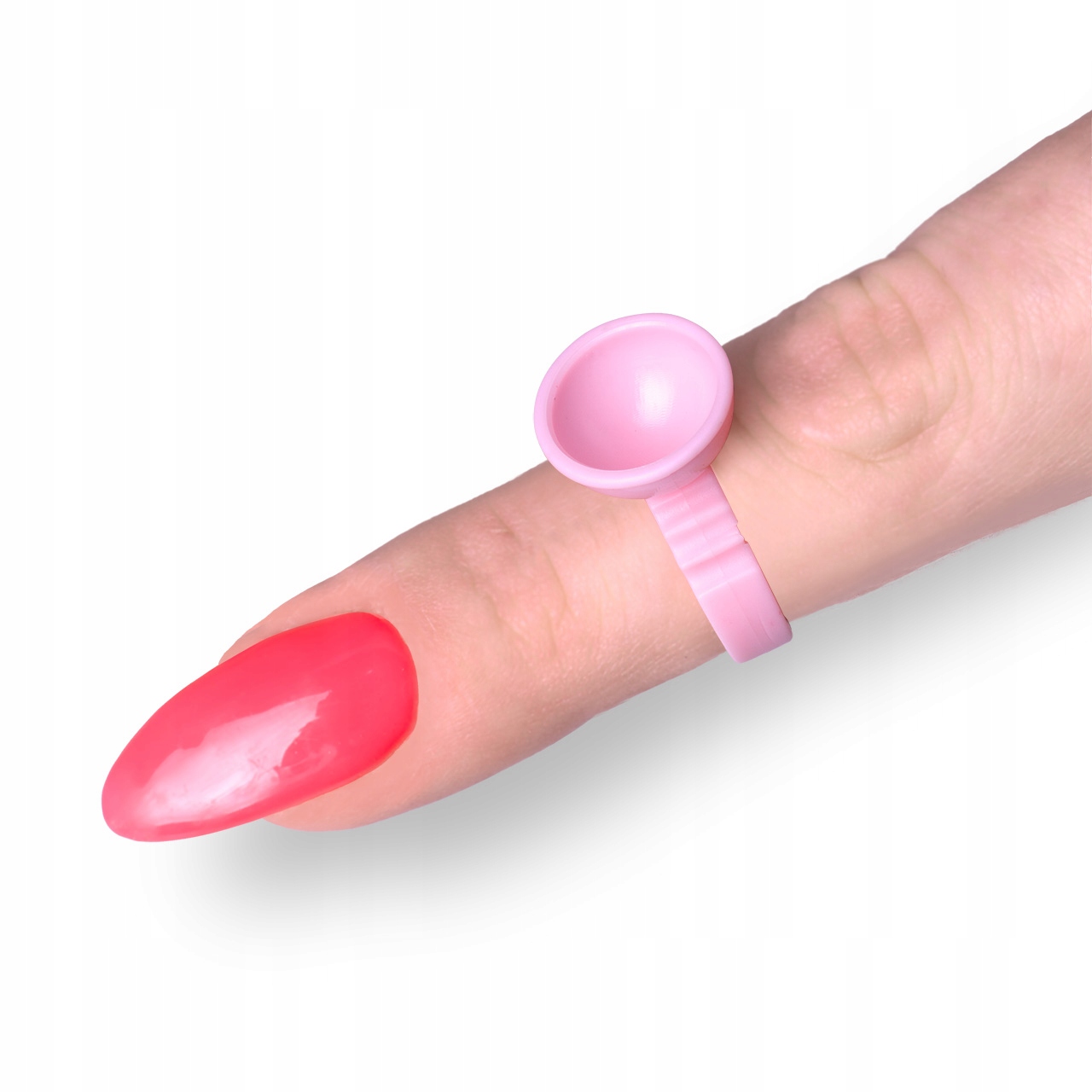 Pierścionek Do Aplikacji Kleju Pigmentu Make Up Różowy 100szt. EAN (GTIN) 5907996059317