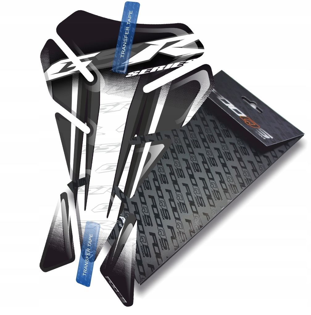 Tank-pad V1 od společnosti Fooqs pro Suzuki Gsr 600 650 750 Bílý