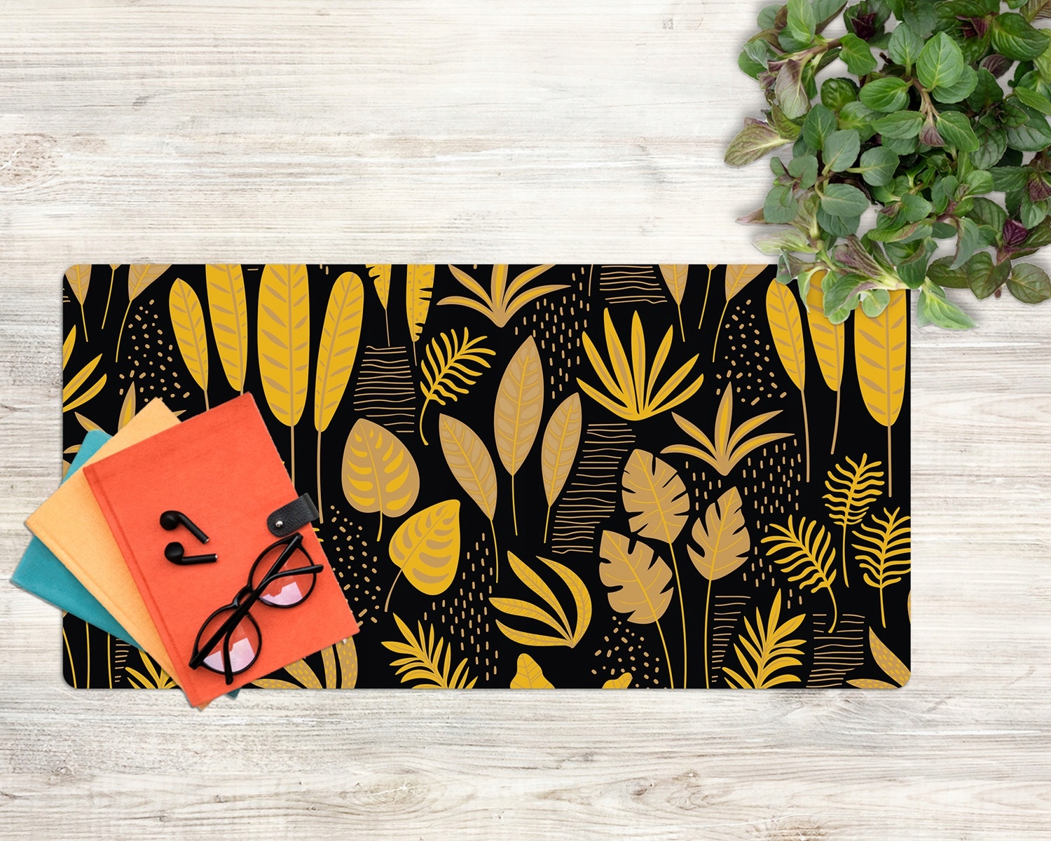 Podkładka na biurko Żółte Liście 100x50 cm Marka Coloray