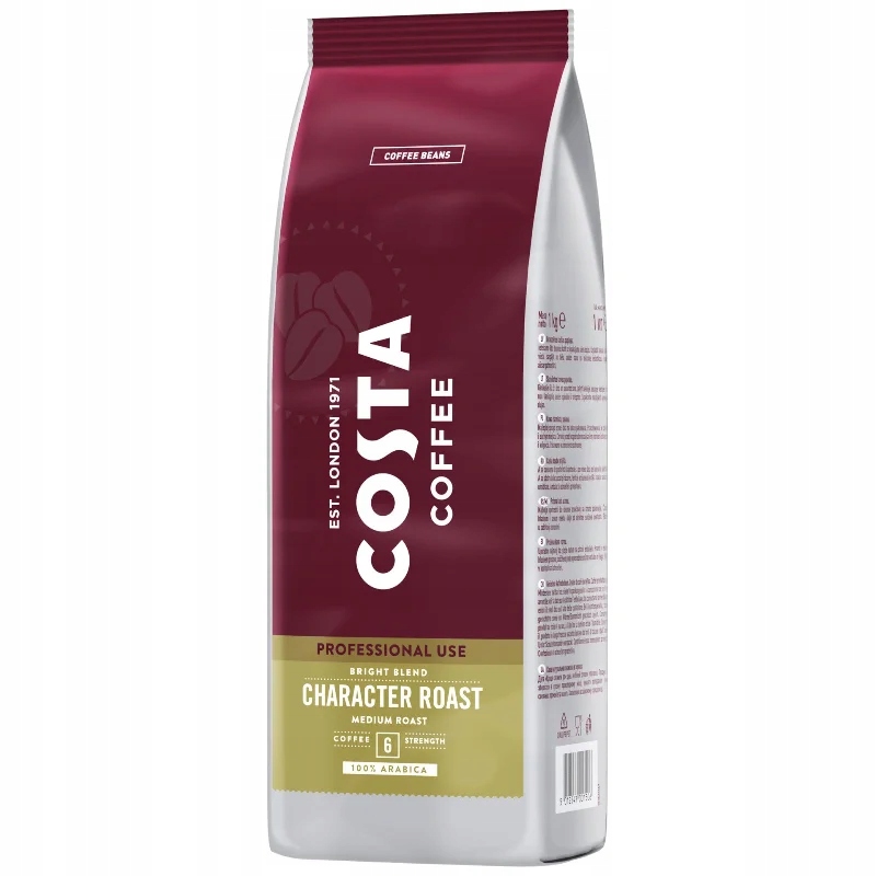 Costa Coffee Bright Blend 100% Arabika 1kg