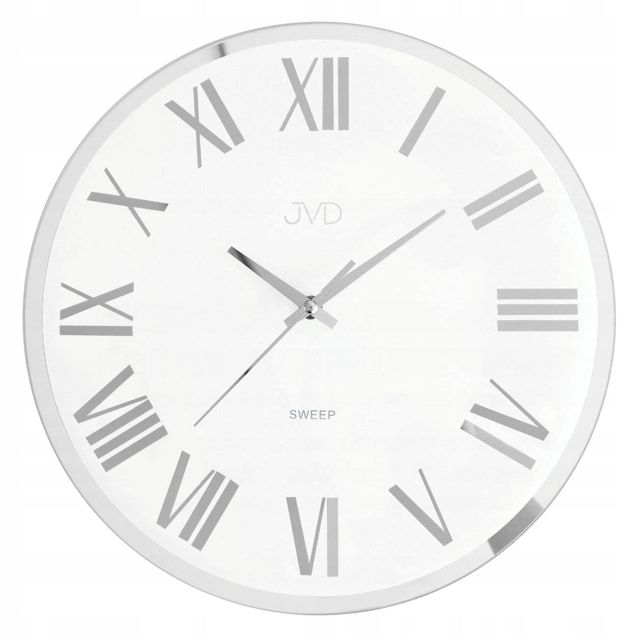 

Cichy Szklany Okrągły Zegar Ścienny Jvd NS22006.3