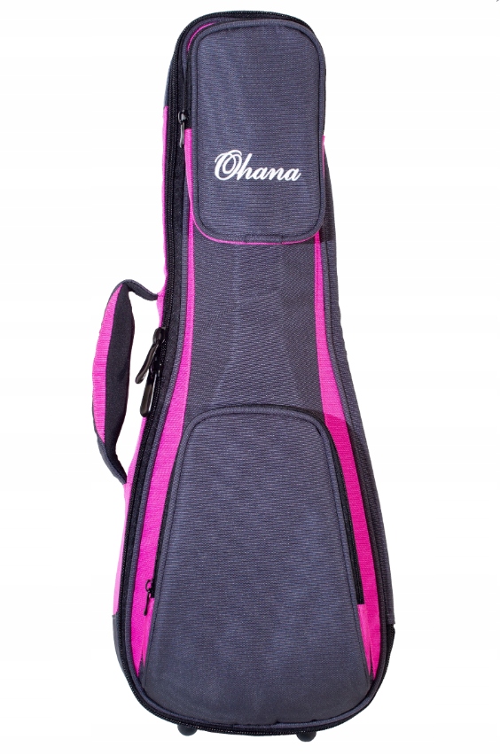 Pouzdro Pro Sopránové Ukulele Soft Case Ohana Růžové