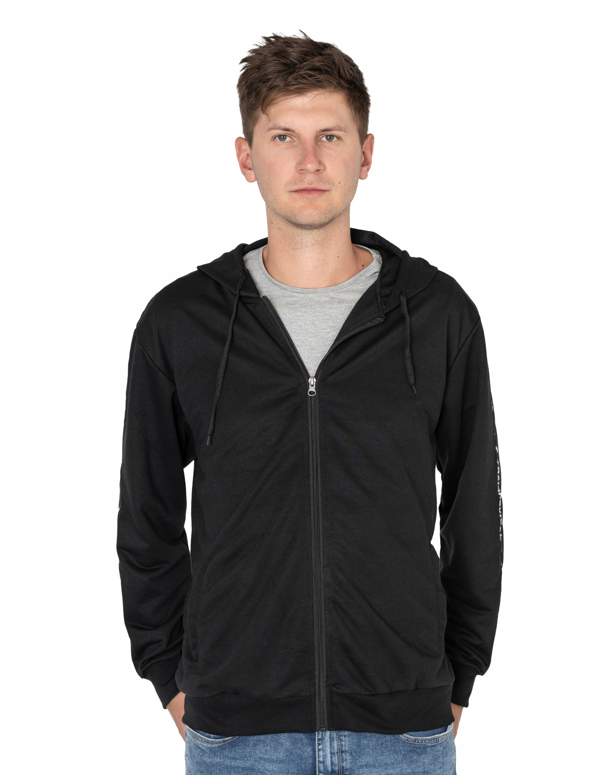 

Bluza Męska Rozpinana z Kapturem Sport 2717-02 5XL