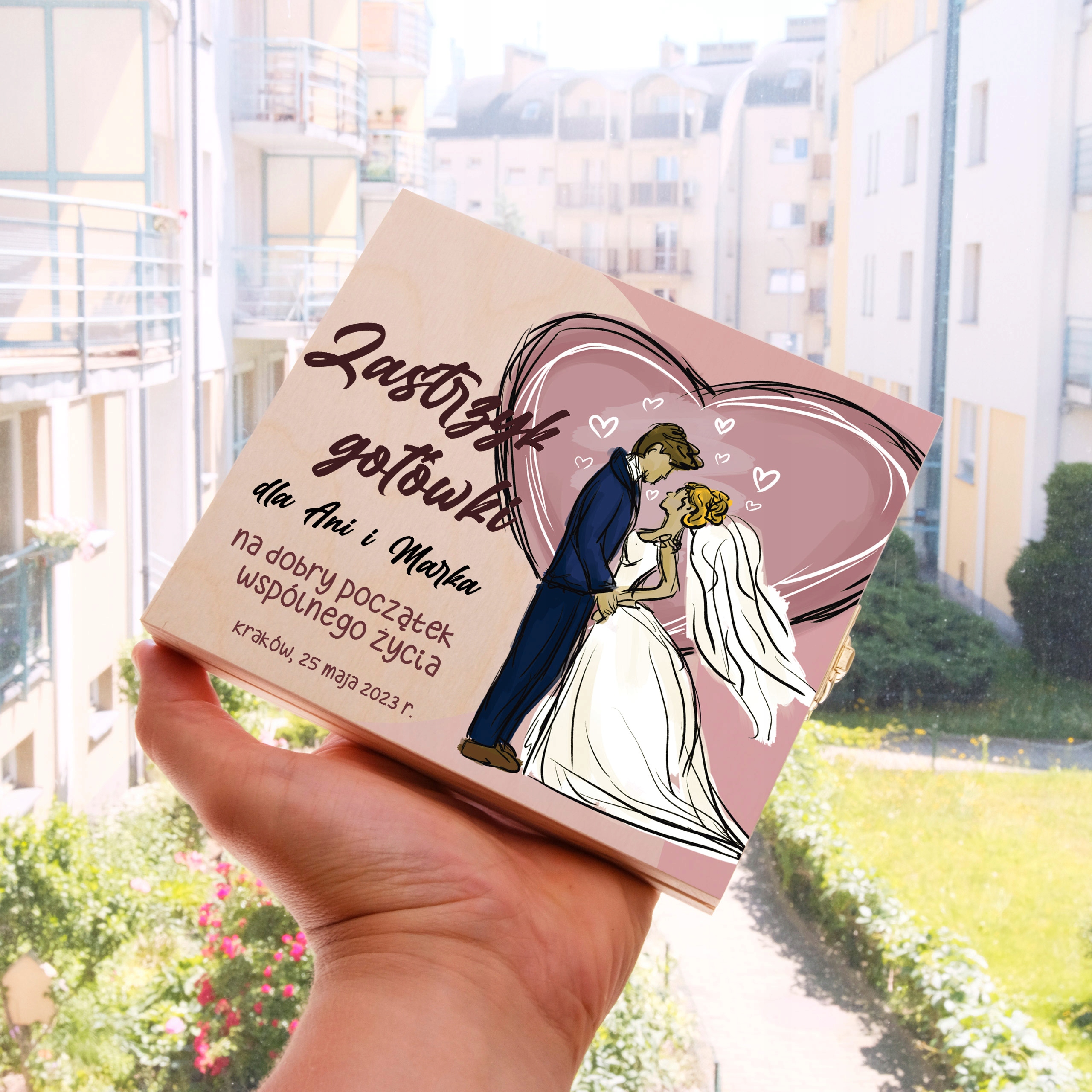 PREZENT NA ŚLUB DLA MŁODEJ PARY ZASTRZYK GOTÓWKI Marka inny