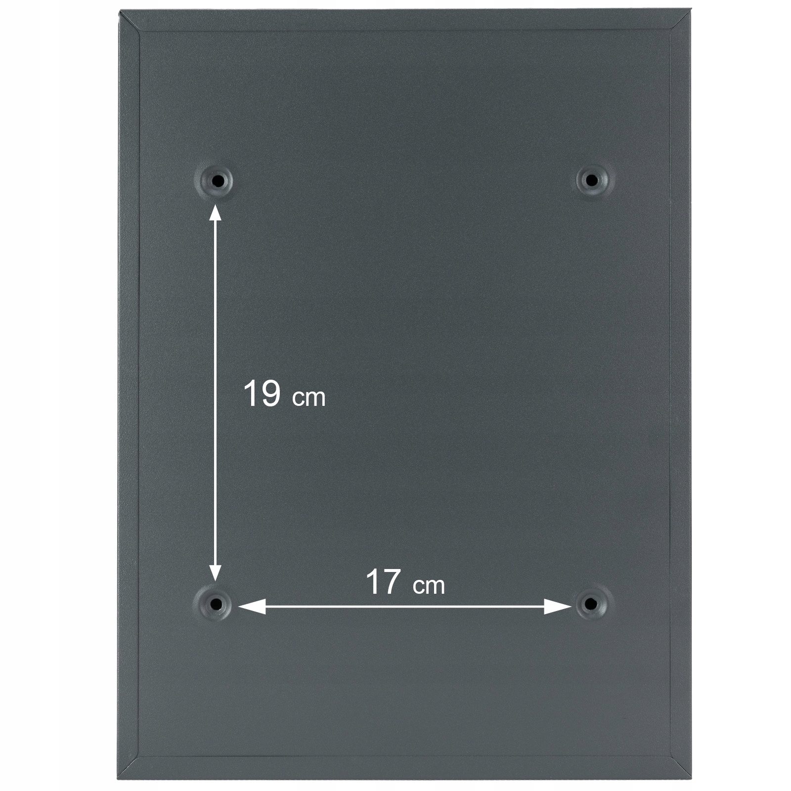 SKRZYNKA NA LISTY POCZTĘ LIST POCZTOWA LISTOWA DO DOMU GAZETY A4 ANTRACYT Marka VERDA