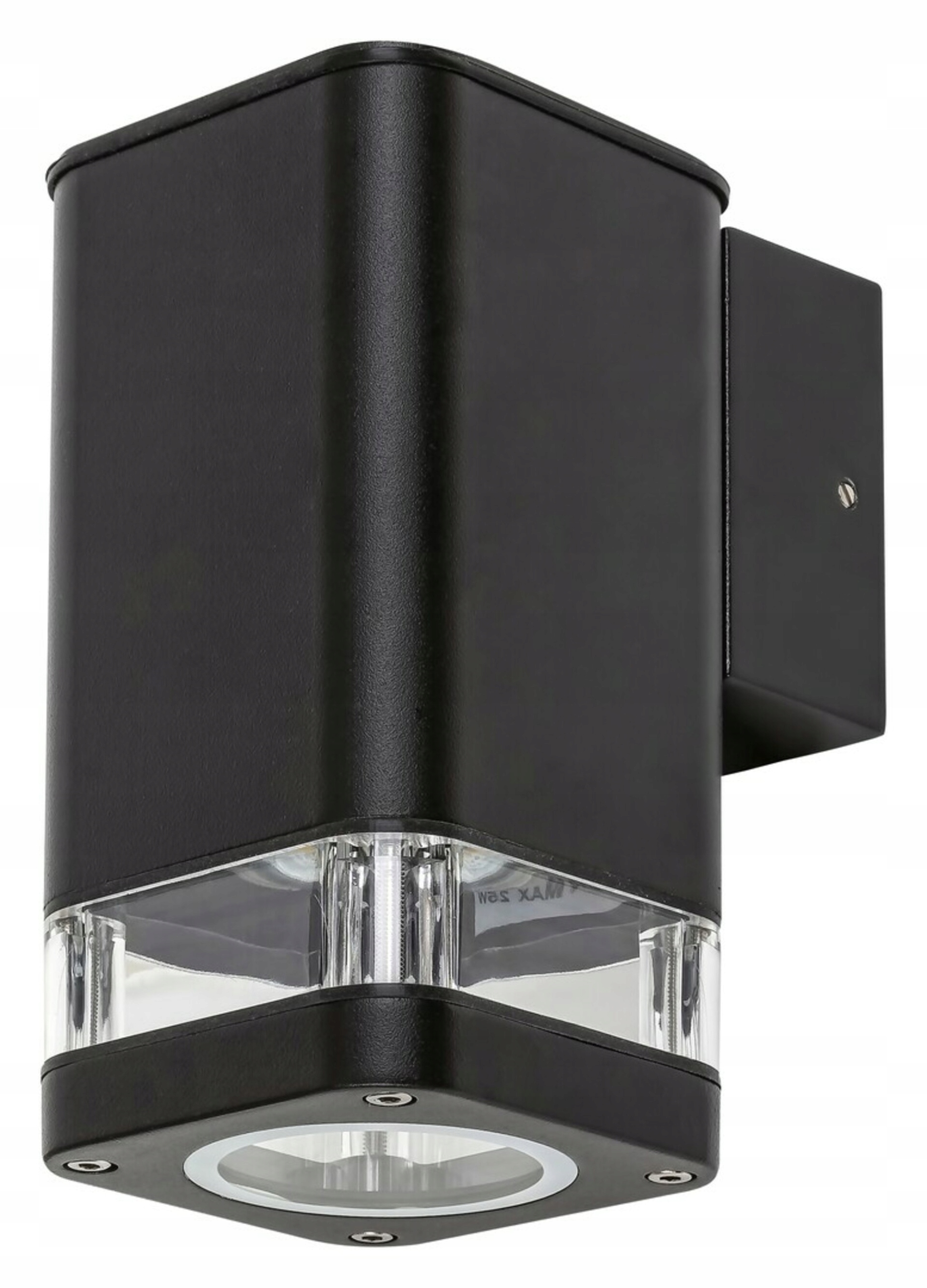 Rabalux Sintra venkovní nástěnné svítidlo GU10 černá IP44 80x155x115 mm