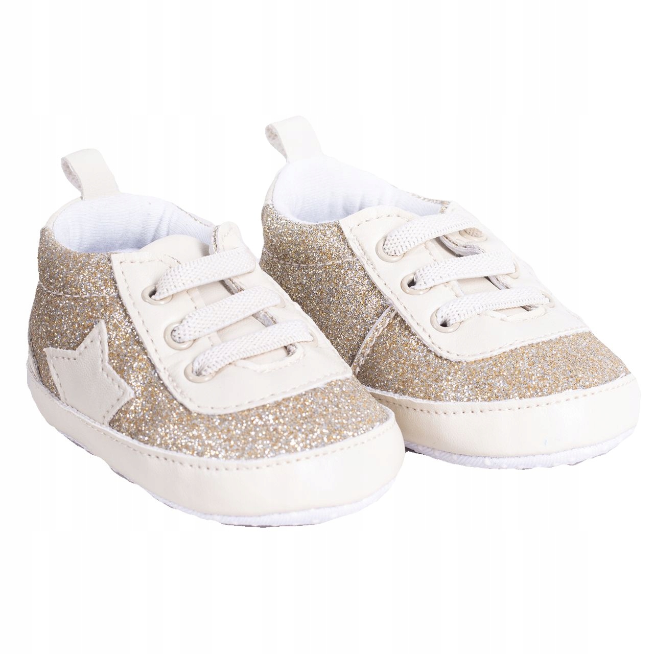 

Yo Buciki niemowlęce niechodki brokatowe 6-12 mcy