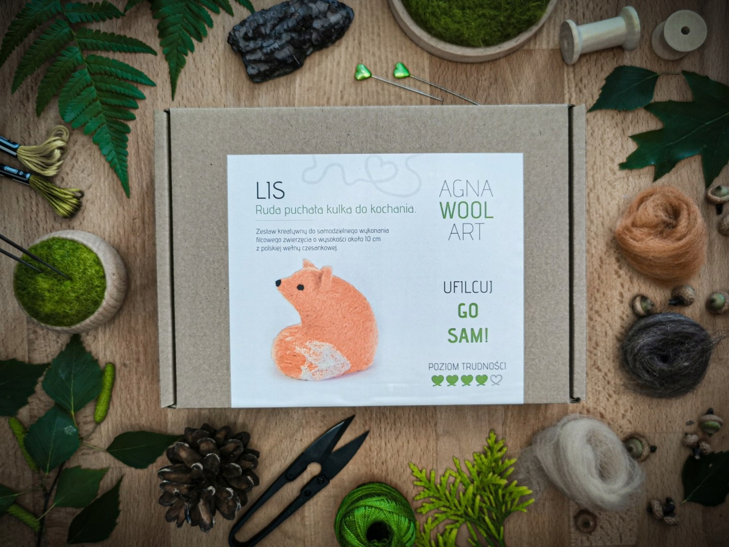 Plstěná sada Liška