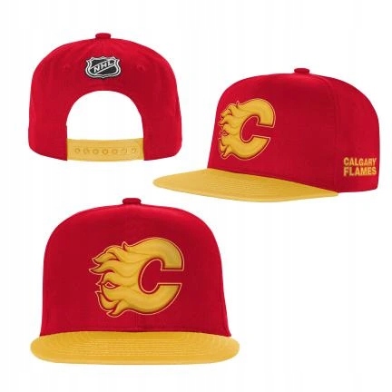 Dětská kšiltovka Calgary Flames Nhl Essentials Flatbrim Snapback