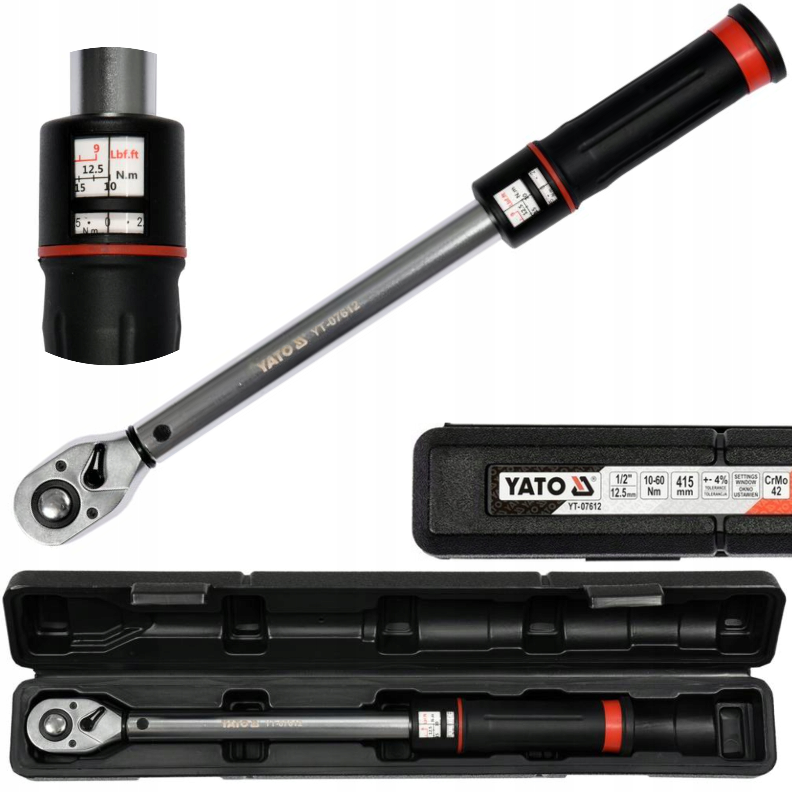 

Klucz Dynamometryczny 1/2 Yato 10-60Nm W Walizce