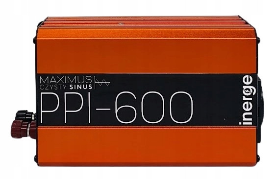 PRZETWORNICA NAPIĘCIA MAXIMUS 12V 230V 600VA 300W CZYSTY SINUS INERGE Marka Inerge