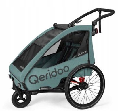 Qeridoo Vozík Qupa 2 Plus Mineral Blue
