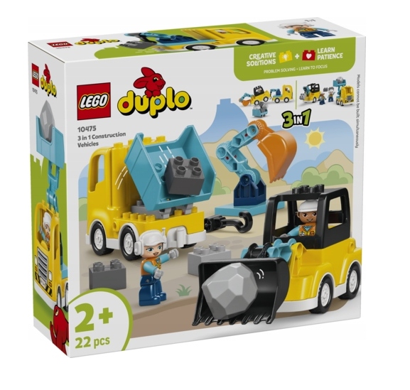 Lego 10475 Duplo 3V1 Stavební Stroje