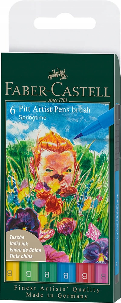 Faber-castell Pitt Artist Pen Sada Spring 6 Ks
