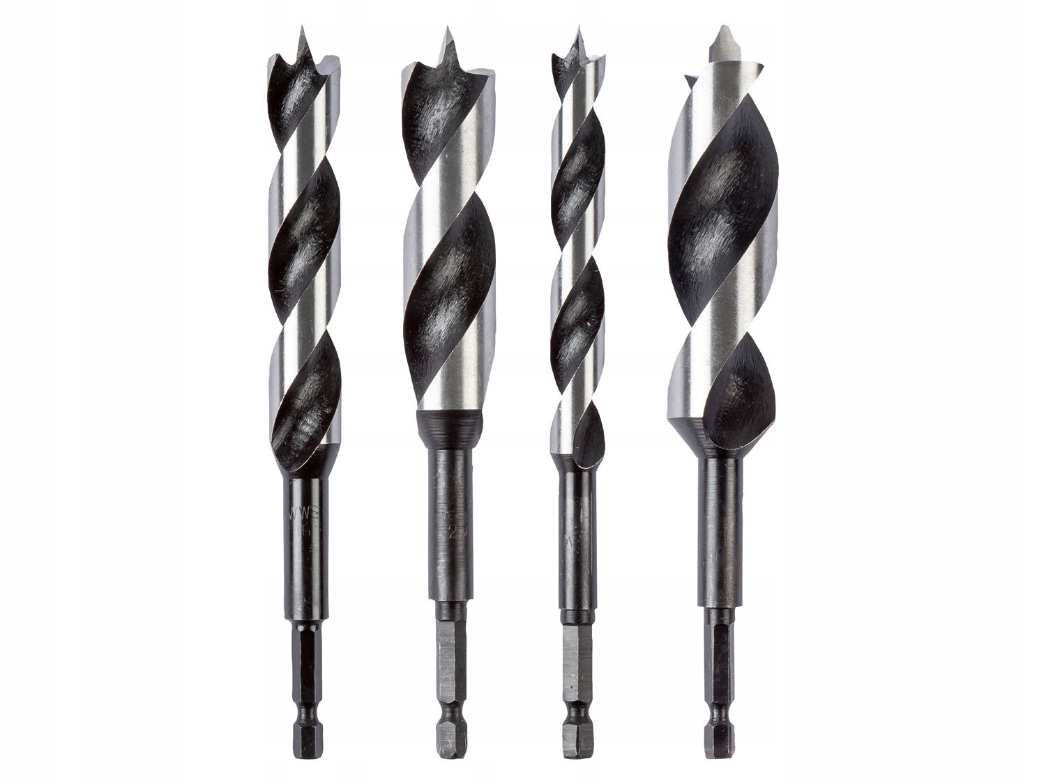 

Parkside Zestaw wierteł krętych , 4 sztuki.