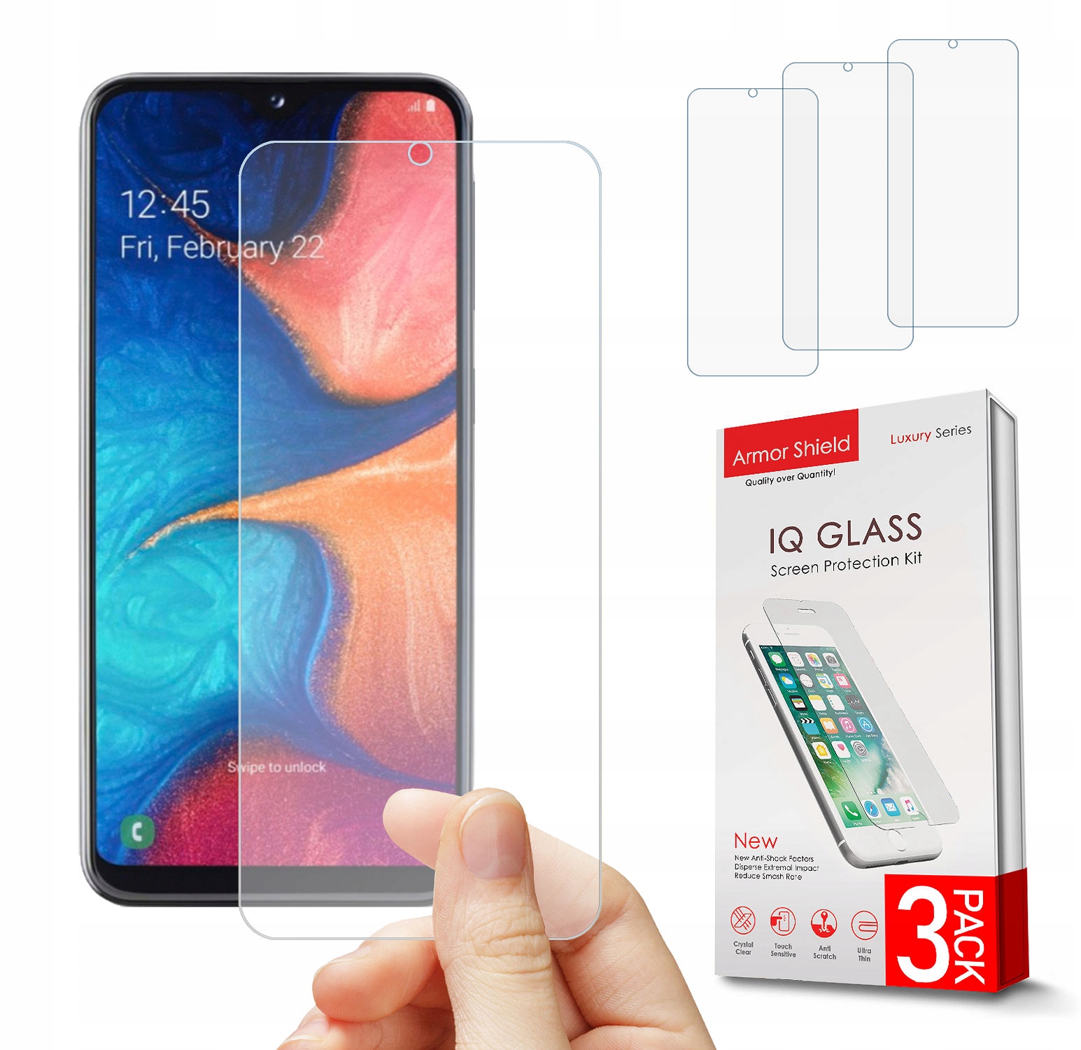 

3SZT Szkło Pancerne Do Samsung Galaxy A20E