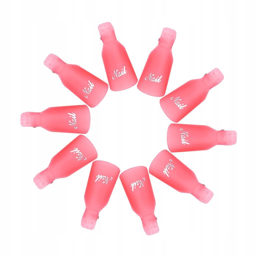 KLIPSY DO ŚCIĄGANIA USUWANIA HYBRYDA ŻEL 10 SZT. Kolor bezbarwny