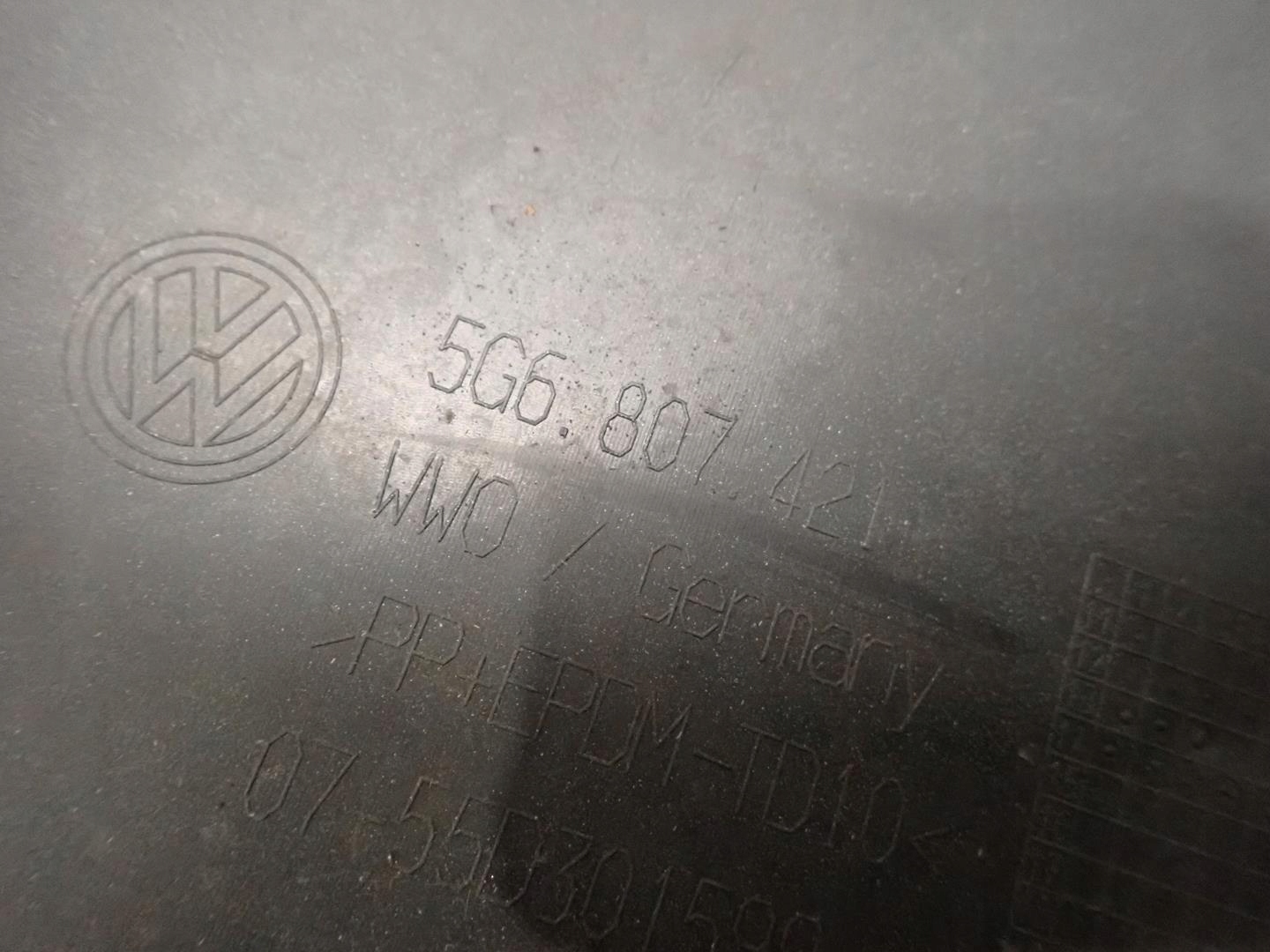 bumper rear part rear VW GOLF VII 2012-2017 HB 5G6807421