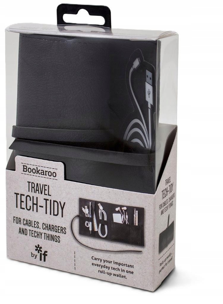 Bookaroo Travel tech-tidy organizer podróżny czarn