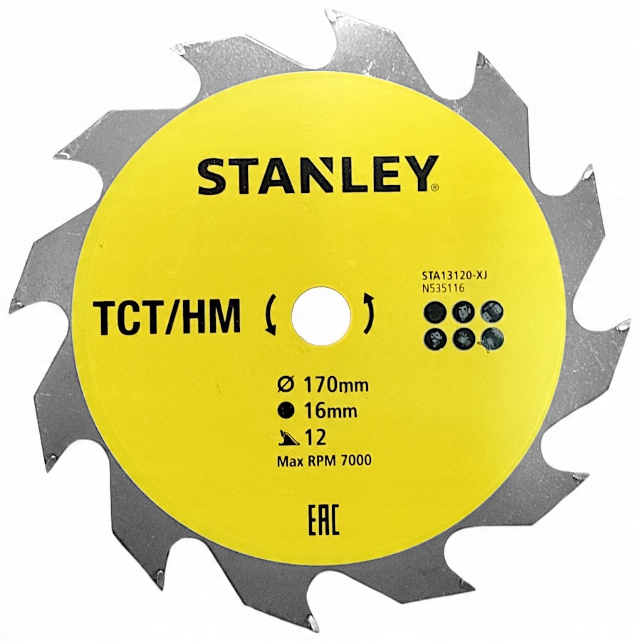 

Stanley Tarcza pilarska do drewna 170x16mm 12z